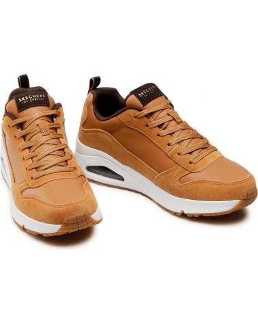 SKECHERS UNO STACRE 52468 WSK MARROM AMARILLO
