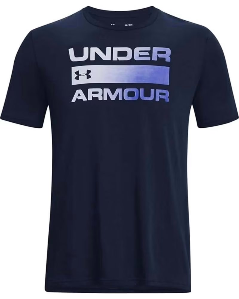 UNDER ARMOUR T-SHIRT TEAM ISSUE WORDMARK 1329582-408 AZUL