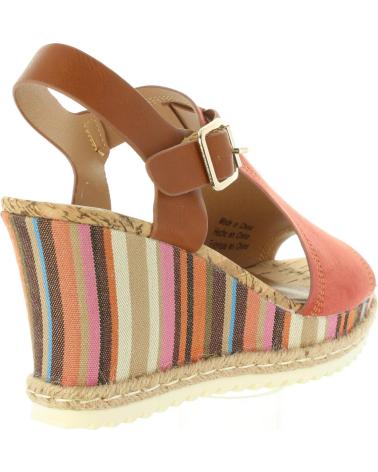 Zapatos de cuña de Mujer URBAN 391663-B6600 NATURAL