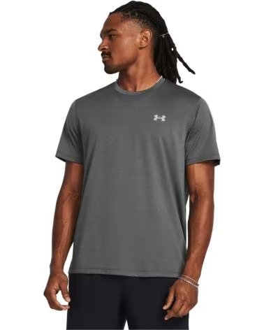 UNDER ARMOUR T-SHIRT 1382582-025 À MANCHES COURTES GRIS