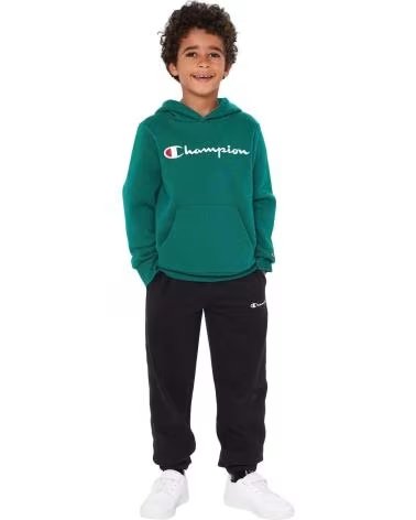 CHAMPION FELPA CON CAPPUCCIO 306497-AVT VERDE