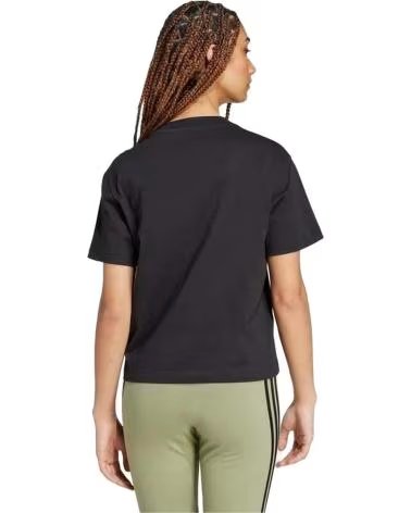 ADIDAS MAGLIETTA A MANICHE CORTE DA DONNA NEGRO