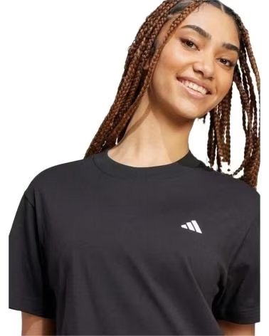 ADIDAS MAGLIETTA A MANICHE CORTE DA DONNA NEGRO