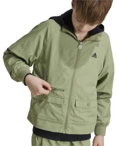 ADIDAS GIACCA IV7043 PER BAMBINI IN VERDE