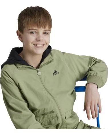 ADIDAS GIACCA IV7043 PER BAMBINI IN VERDE