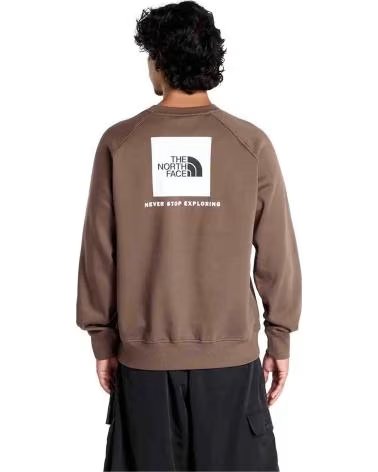 THE NORTH FACE THE SWEATSHIRT HERREN BRAUN MARRON