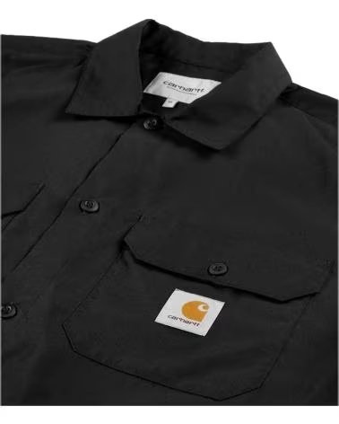 CARHARTT WIP S/S CRAFT HEMD SCHWARZ