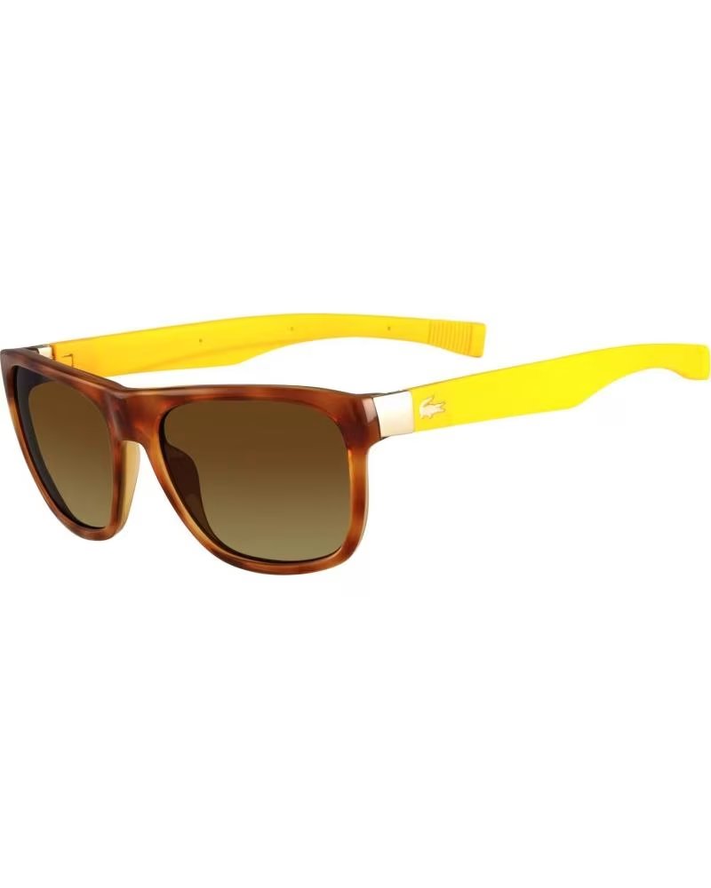 LACOSTE GAFAS DE SOL LACOSTE L664S CON MONTURA CAREY Y VARILLAS AMARILLAS