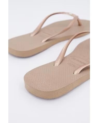 INFRADITO HAVAIANAS SLIM CRYSTAL SWAROVSKI ORO ROSA ROSE GOLD