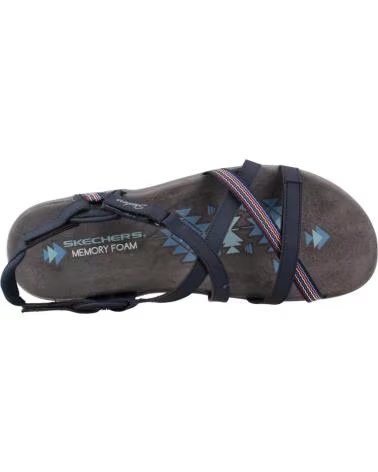 SANDÁLIAS SKECHERS REGGAE SLIM - SUN ARRAY AZUL