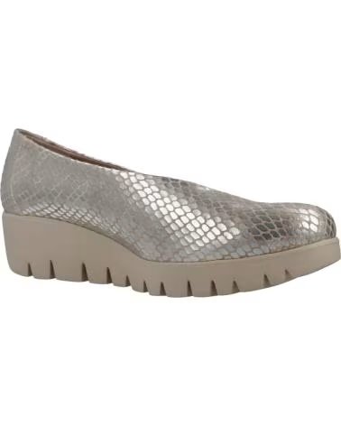 WONDERS WEDGE SHOES C-33100 METALLIC FOR WOMEN METALIZADO