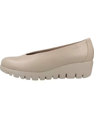 WONDERS NATURE C33100 KEILABSATZ-BALLERINAS AUS LEDER BEIG