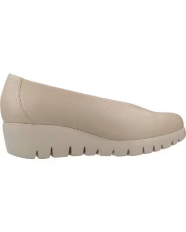 WONDERS NATURE C33100 KEILABSATZ-BALLERINAS AUS LEDER BEIG