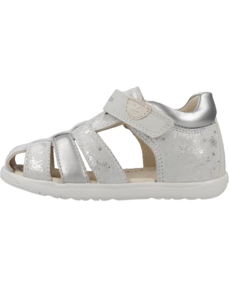 GEOX SANDALI B SANDAL MACCHIA PER BAMBINA COLOR ARGENTO C0007