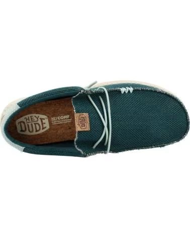 HEY DUDE ZAPATILLAS HD40003-3CF EN VERDE PARA UNISEX DEEP GREEN-HARBOR GREY