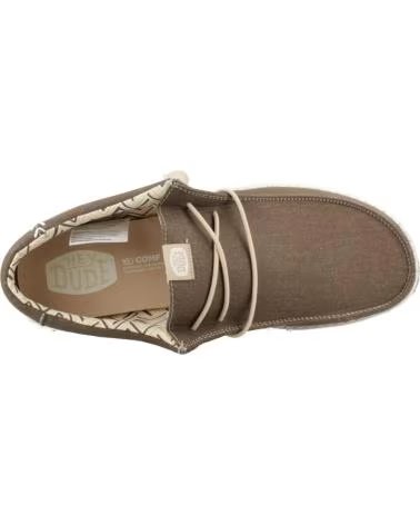 HEY DUDE WALLY STRETCH CANVAS SCHUHE 40700-2LN MARRóN