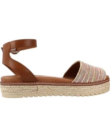 SANDALES MTNG AMELIE 59617 À PLATEFORME ET FERMETURE BOUCLE BEIGE