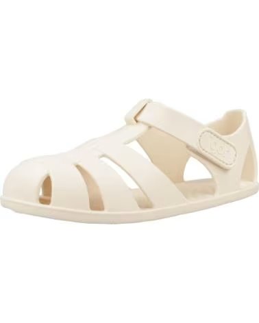 Zehansandalen für Mädchen und Junge IGOR BADESCHUHE MODELL NEMO SOLID COLOR 11855 ELFENBEIN 79