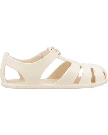 Zehansandalen für Mädchen und Junge IGOR BADESCHUHE MODELL NEMO SOLID COLOR 11855 ELFENBEIN 79