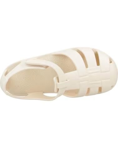 Zehansandalen für Mädchen und Junge IGOR BADESCHUHE MODELL NEMO SOLID COLOR 11855 ELFENBEIN 79