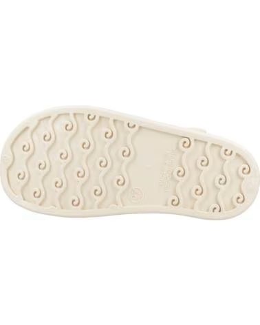 Zehansandalen für Mädchen und Junge IGOR BADESCHUHE MODELL NEMO SOLID COLOR 11855 ELFENBEIN 79