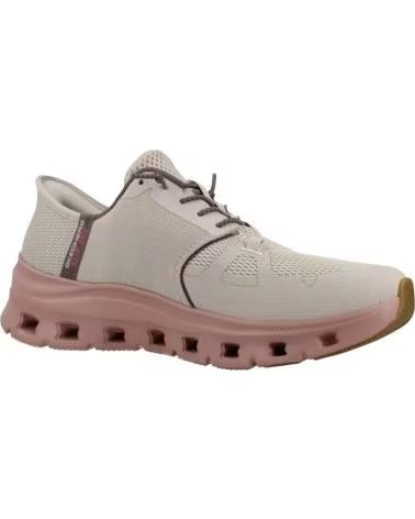 SKECHERS ZAPATILLAS 150420-TPMT EN ROSA PARA MUJER TAUPE MESH-MULTI TRIM