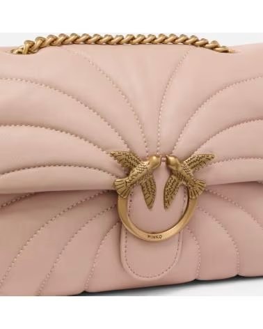PINKO BOLSOS MUJER MODELO A1EX LOVE MINI PUFF CL COLOR ROSA C79Q