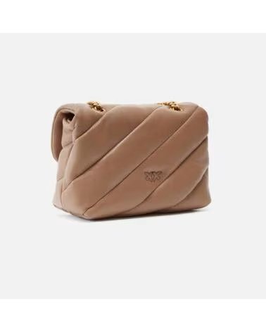PINKO BOLSOS MUJER MODELO A1EX LOVE MINI PUFF CL COLOR MARRON L17Q