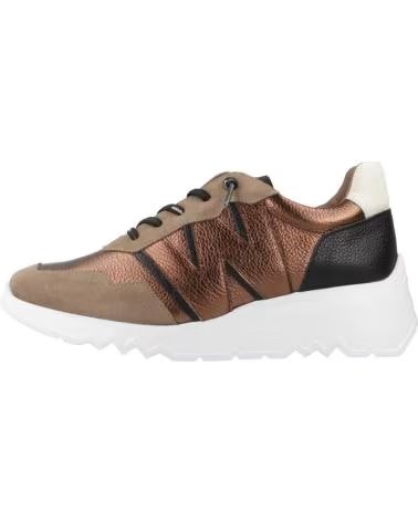 WONDERS ZAPATILLAS MUJER MODELO E6750 COLOR BRONCE TPEORO