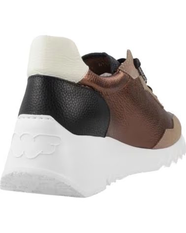 WONDERS ZAPATILLAS MUJER MODELO E6750 COLOR BRONCE TPEORO