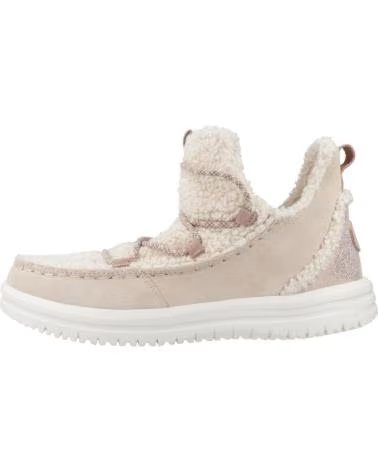 HEY DUDE BOTINES MUJER MODELO CAMDEN SUEDE COZY COLOR BEIS TAN