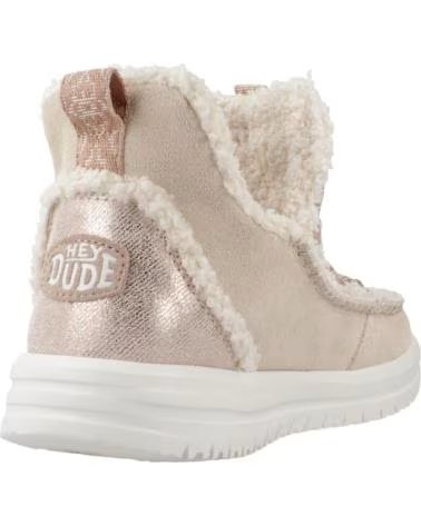HEY DUDE BOTINES MUJER MODELO CAMDEN SUEDE COZY COLOR BEIS TAN