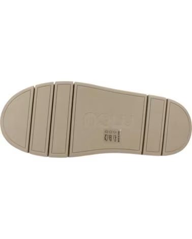 MOU ZUECOS MUJER MODELO BOUNCE CLOG METAL LOGO COLOR MARRON PKBR PKBRO