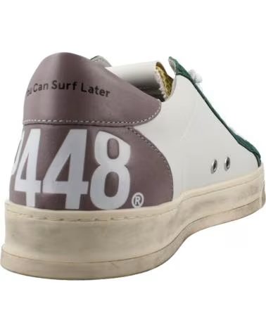 P448 ZAPATILLAS HOMBRE MODELO JACKCM COLOR BLANCO MALNRV