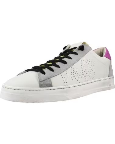 P448 ZAPATILLAS HOMBRE MODELO JACKCM COLOR BLANCO FUXYEL
