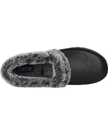 SKECHERS ZAPATILLAS HOGAR MUJER MODELO COZY UP COLOR NEGRO BLK
