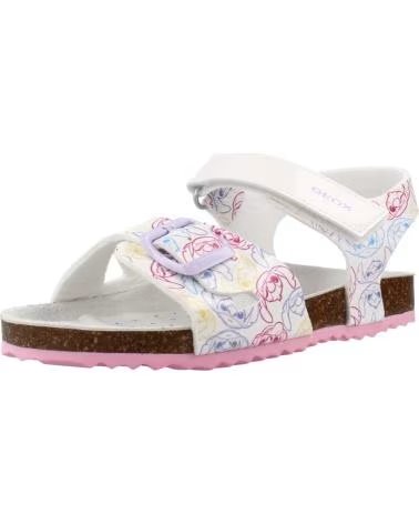 GEOX Sandalias Adriel en blanco para ninas BLANCO