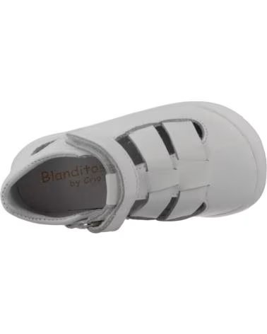 BLANDITOS SANDALIAS NINO MODELO OCEANOBD COLOR BLANCO BCO26V