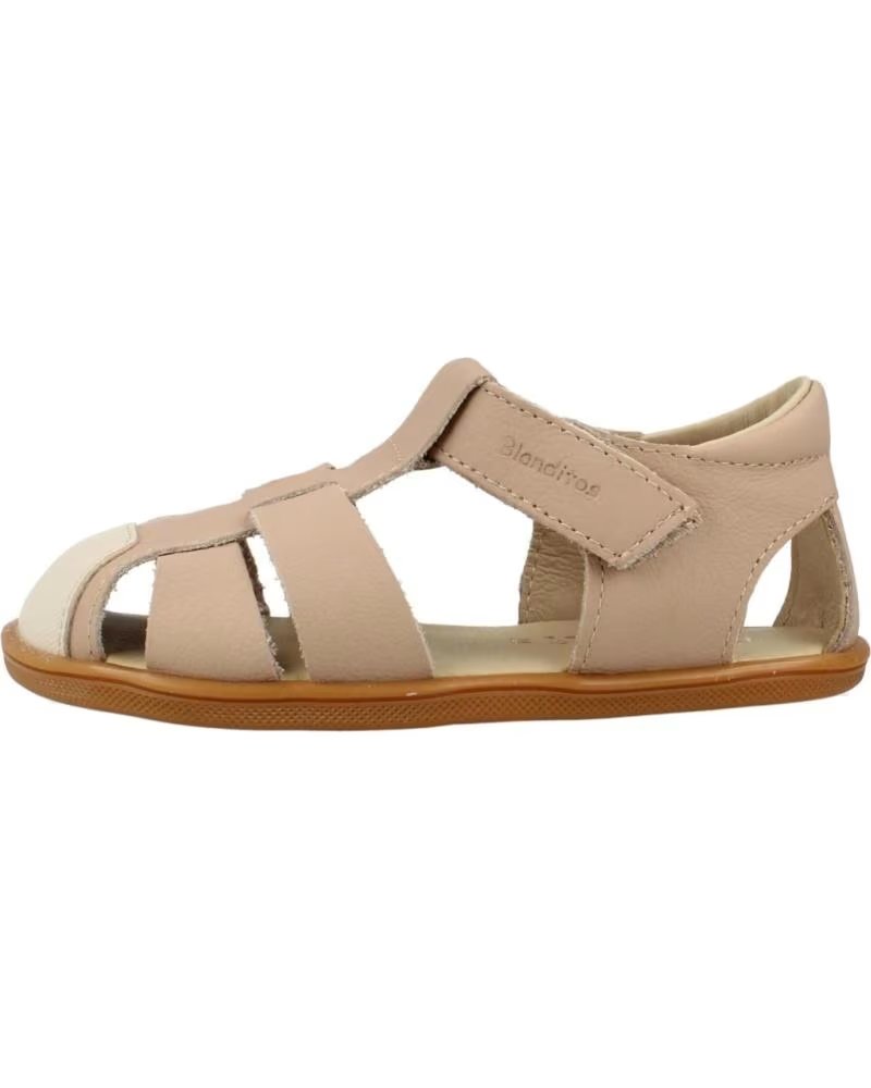 SANDÁLIAS BAREFOOT BLANDITOS COM FECHO DE VELCRO BEIGE