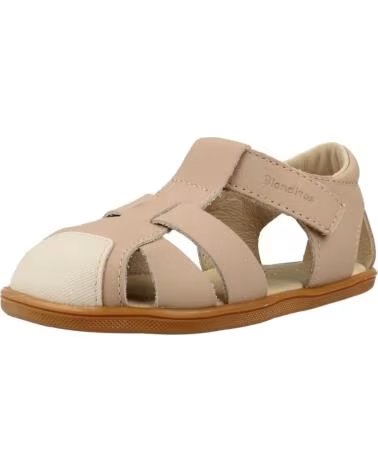 SANDÁLIAS BAREFOOT BLANDITOS COM FECHO DE VELCRO BEIGE
