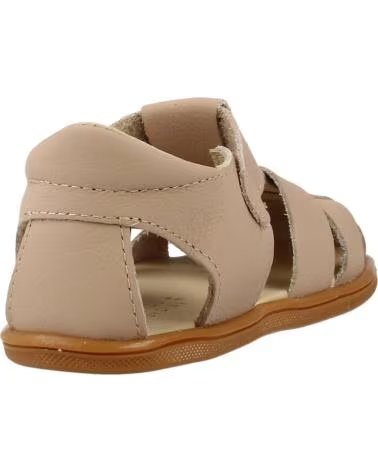 SANDÁLIAS BAREFOOT BLANDITOS COM FECHO DE VELCRO BEIGE