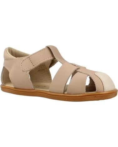 SANDÁLIAS BAREFOOT BLANDITOS COM FECHO DE VELCRO BEIGE