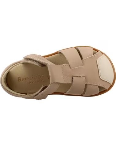 SANDÁLIAS BAREFOOT BLANDITOS COM FECHO DE VELCRO BEIGE