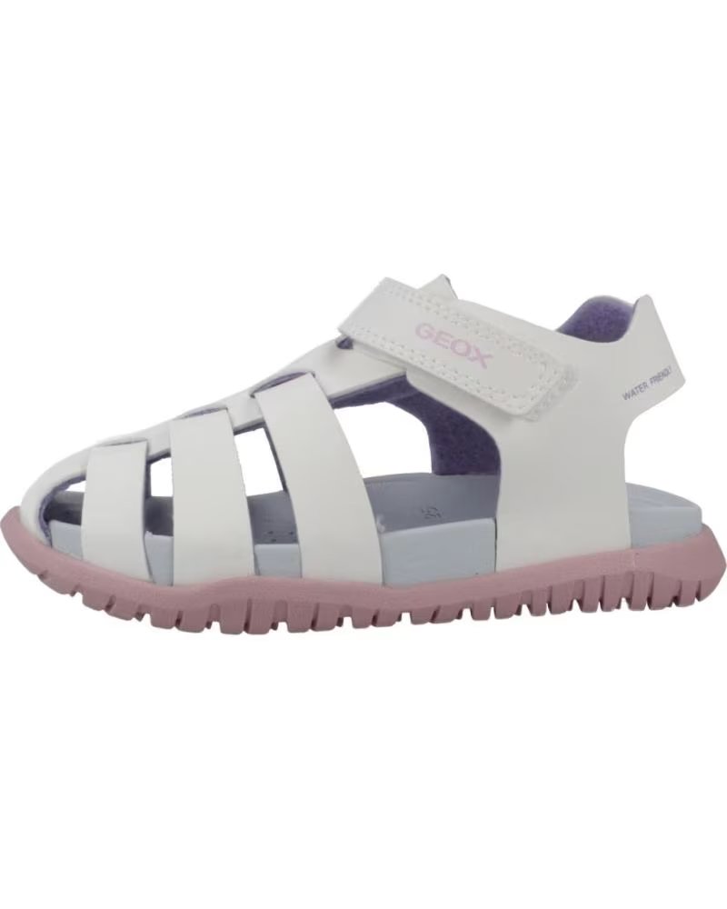 GEOX SANDALIAS FUSBETTO EN BLANCO PARA BEBÉ B SANDAL GI C0406
