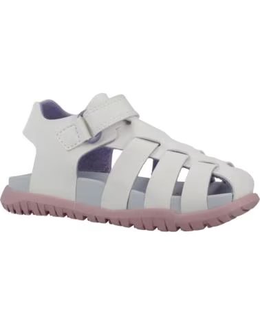 GEOX SANDALIAS FUSBETTO EN BLANCO PARA BEBÉ B SANDAL GI C0406