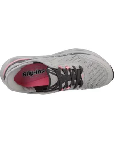 SKECHERS SLIP-INS GLIDE-STEP ALTUS SNEAKER GRAU ROSA DAMEN GYPK