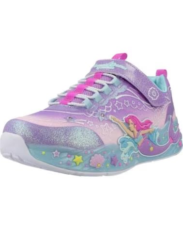 ZAPATILLAS SKECHERS LIGHTS MERMAID DREAMS CON LUCES LAVAN-MUL LVMT