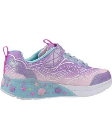 ZAPATILLAS SKECHERS LIGHTS MERMAID DREAMS CON LUCES LAVAN-MUL LVMT