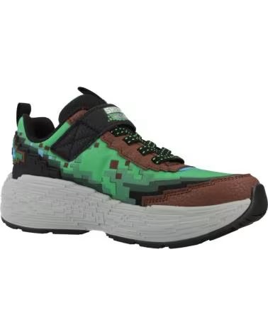 SKECHERS ZAPATILLAS NINO MODELO MEGA-CRAFT 4K COLOR VERDE BRMT