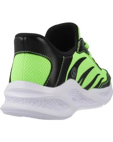 SKECHERS ZAPATILLAS NINO MODELO METEOR-LIGHTS COLOR VERDE LMBK